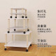 Anxin printer floor-standing double-layer copier bracket office movable multi-layer wheel bracket layer distance 1049*34*22.7cm can be changed