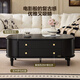 Quanyou Home American retro TV cabinet combination living room new high-end atmospheric storage household cabinet