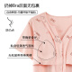浪莎冰丝螺纹睡衣女夏季带胸垫防凸点短袖开衫可爱甜美卡通家居服套装 YN983自带胸垫 XL 【建议体重120-140斤】