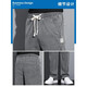 Jeans Summer Fin Jeans para hombres Pantalones heterosexuales sueltos para hombres nuevos Pantalones de seda de hielo versátiles versátiles de los hombres para hombres 1048 gris 3xl [recomendado 165-175Jin [Jin iguala 0.5 kg] desgaste]