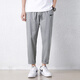 
Huili casual men's pants summer casual trousers for men fashion and versatile business loose solid color large size straight pants LG-HL-Mortal Thousand Products-9904 Army Green L (recommended 130-145Jin[Jin equals 0.5 kg])