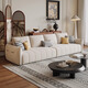 Jian Xin Fabric Sofa Chenille Modern Simple Dofa Living Room Маленькая и средняя квартира с тремя печатью угловой диван 826