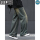 JEEP SPIRIT男士水洗牛仔裤男生直筒宽松2025年新款垂感阔腿裤子男款夏季薄款 1047怀旧色 S