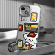 Yi color master yi color master ist geeignet für lustige Hamburger Linie Welpe Apple 15 Promax Mobile Hülle iPhone 14 Paar 1312 Super Hot Pro Paar 11plus Laser Nische weiblich x Verteidigungsgrau Schwarz-DH1 Little Yellow Dog JFA826 iPhone 16 Pro Max