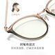 Parzin Retro Round Cadre Lunets Femme Anti-Blue Light Light Style Men's New Style Brown Light Brown [15838]