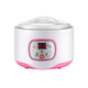 Inteligente temperatura constante Yiwanjia máquina de yogur multifuncional 1 litro revestimiento de acero inoxidable mini hogar pequeño yogur casero arroz rosa revestimiento de acero inoxidable ordinario