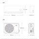 Xiaomi (MI) air conditioner set Mijia three bedrooms and one living room New level of energy efficiency Frequency conversion heating and cooling Intelligent adjustment One set for the living room and bedroom