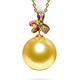 Pangdonglai Quality Pearl Pendant 18k Counter 18K Gold 1415mm Nanyang Gold Zhuhai Water Necklace Pendant Single No. 4470 Yuan Shooting Note Number