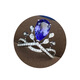
Lierui Natural Blue Tanzanite Women's Ring Crown Shangmei Style Gift Girlfriend Colorful Gems 18K Gold Jewelry Customized 1.5 Carat Peach-shaped Tanzanite