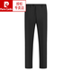 Pierre cardin (pierre cardin) mulberry silk trousers men's 2025 summer thin style middle-aged and elderly dad high waist loose straight pants Navy blue 9901 [Summer] thin style 42 3 feet 2 waist circumference