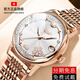 Swiss original imported Longines watches, piano master series fully automatic mechanical watches for women imported women's watches, steel belt L6169 rose gold white surface-imported movement 32mm
