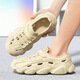 Feiyuega Beach Sandals Herren-Outdoor-Stream Tracing-Schuhe zum Angeln 2025 Sommer neuer Stil Wating Outdoor und Outdoor Wear Loch Schuhe Fleischfarbe 42-43 (geeignet für 41-42)