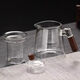 Fat Donglai's same model can be heated and steamed with electric ceramic stove, one-piece teapot, high borosilicate glass, tea water separation, teapot, tea cup, meditation pot, transparent color 550ml