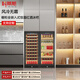 Curtis 25 new seamless fully embedded compressor red wine cabinet constant temperature wine cabinet embedded hidden wine tea refrigerator home special ultra-thin wine cabinet 1.25 meters high fully embedded one air-cooled red wine tea 1250 high
