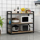 Küchenbedarf, Gewürze, Microwave-Ofen-Lagerregal, TS-Rack, mehrschichtige bodenstehende Topfspeicherregal, Schrank für Schrank, 5. Stock 10030