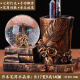 
Crystal ball hourglass timer creative ornaments retro quicksand home decoration Effie safe packaging 1047 gold (no lights and no music)