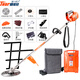 Tosrwell Electric Lawn Mäher wiederaufladbar Haushalt Hochleistungs Hochleistungs-Lithium-Batterie-Mäher Multifunktional Unkrautstoffe Ernte elektrische Farmwerkzeuge Flaggschiff Modell 3880W + [30A Lithiumbatterie + Hochzweigsäge