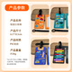 Xinqin luggage tag travel portable boarding tag cartoon creative luggage check pendant label anti-lost tag orange