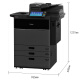 Toshiba (TOSHIBA) DP-7518A multi-function digital copier A3 black and white laser double-sided printing copy scanning e-STUDIO7518A + synchronous document feeder + three paper trays