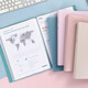 Qixin (COMIX) (COMIX) Neues Produkt Morandi Farbe 60-seitige Information Buch Office Studenten Bag Datei Speicher A6636 Mo Fan