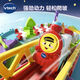 Weiyida Magic Track Car Luxus Bahnhof Spleißstrecke Kinder Spielzeug Geschenk Boy Magic Track Car-Luxury Bahnhof Neues Model Neues Modell