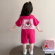 Lexi Beimei Baby Summer Fashion с коротким рукавом набор 13568-летняя маленькая девочка Летняя одежда Гуанчжоу Тринадцать роз красные 90 см.