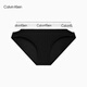 Calvin Klein Unterwäsche [Moderner Gravity Belt] Damen CK Jacquard Sexy Hollow Bikini Unterwäsche für Frauen QF7201AD UB1-Space Black M.