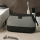 ToMill toiletry bag men's business trip portable storage bag travel toiletry storage bag waterproof dry and wet separation large capacity cosmetic bag British-standard style-grey
