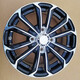 Roues en alliage en aluminium de 13 pouces 15565R13 Anneau en aluminium électrique à quatre roues 16570R13 Vacuum Tire Sightseeing and Tourist Bus Roues en aluminium Gem de 13 pouces (distance centrale 114,3 mm)