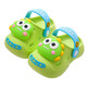 Tiaodegao Sandales pour enfants Chaussures de trou d'été Girls d'été Indoor Anti-Slip Cartoon garçon sandales pour bébé de taille moyenne portant à l'extérieur de la plage Chaussures de trou pour enfants [Bébé Green Dinosaur] 24/25 [Longueur de chaussure 15cm]