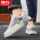 Warrior men's shoes summer versatile mesh shoes men's breathable casual shoes men's L758N white gray 43