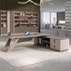 Light luxury boss desk office desk simple modern chairman president desk executive desk manager office desk and chair combination 1.8 meters boss desk standard
