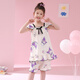 Children Nezha Pyjamas Girls Summer Sans Soup-Oevel Cartoon CLUB COTTON MIDE Big Children's Home Clothes Princess Style Sost Set W983 # Girls Suspender Set [Kulomi] 120 [12 codes recommandés 110-120cm]