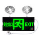 Zhunhang emergency light fire lighting power outage charging two-in-one multi-function evacuation double-head safety exit indicator light