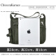 ChiozzaKurucs school season shoulder bag men's Korean version Oxford fabric waterproof large capacity slant backpack canvas men's bag outdoor casual one-shoulder 9731 black