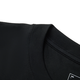 Li ning 2025 Nouvelle-tendance sportive Série Sports Men de glace à la mode masculine Sens de glace confortable et transpiration de chemise culturelle à manches courtes V683-3 Black XL