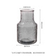 
Flowers Xinyi Glass Vase Smoke Gray Small Vase Hydroponic Water-raising Flower Container Interior Decoration Desktop Flower Appliance 6636