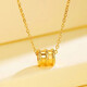 NXO pure gold 999 accessories gold small waist pendant 999 pure gold small waist hand-knitted diy small accessories light luxury 0.02g small waist--single accessory