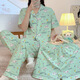 S.SOFEA春夏甜品玉桂狗短袖睡衣女三件套家居服 套KK14124# 170 M【建议80-100斤】