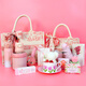 Full of heart graduation gifts for girls to give to teachers practical party members souvenirs customized gifts insulated water cup souvenir gift box Set 2: tote bag + thermos cup + capsule umbrella + mugwort hammer + dry flowers