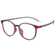 FENCHI reading glasses for women, middle-aged and elderly people, anti-blue light young and fashionable ultra-light high-definition old-fashioned glasses purple-red-300 degrees