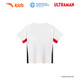 Anta children's T-shirt boys' wear Ultraman famous short T26 summer high elastic single guide quick dry cycling short sleeve pure white-1 110 cm/child