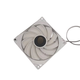 Quqiwu 9215 reverse leaf 9CM heat dissipation ultra-thin temperature control fan black cyclone 9015 reverse fan 4P speed regulation 9215-3200 White Fox