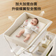 Wen Yijia customized ABCfact diaper table baby care table newborn baby changing diaper bath integrated folding massage and caress Se/single-layer standard model-white [three-sided fence + five