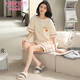 Pyjama modal pour les femmes en été, nouveaux shorts en coton pur, un style mignon d'été mignon et doux peut être porté à l'extérieur des vêtements maison YZ-9892 9885 l recommandés 100-120jin [Jin est égal à 0,5 kg]