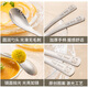 
Guangyi 316L stainless steel flat bottom household spoon plus large meal spoon spoon rice spoon spoon 2 packs of Taiji Bear GY1423
