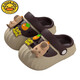 G. Duckkids Kapi Barra Cartoon Chaussures de trous pour enfants non glissa à l'extérieur Wear Boys and Girls 2025 Nouveau sac de sandales Toe 8668 KAPI / KAKI BROR