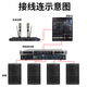 Baiya Power Digital Pure Amplificateur post-étage professionnel High Power Home KTV Conférence Room Training Home Commercial Audio Professional Amplificateur [400W * 2] DMA-400 à deux canaux DMA-400