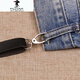 Pollover British Retro Herrengurt echtes Leder Zwei-Schicht-Kauflattenhose HAUSPERN HAKE KUSKE JEANS GETRAIN FÜR Women Hellbraun 115 cm