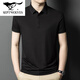 Sieben Wolves Offizielles Flaggschiff Sommer mittleren Alters mit dem atmungsaktiven T-Shirt Casual Polo-Hemd kurzärmelig.